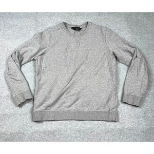 Brooks Brothers Womens Crew Neck Sweatshirt Size Large Gray Pullover